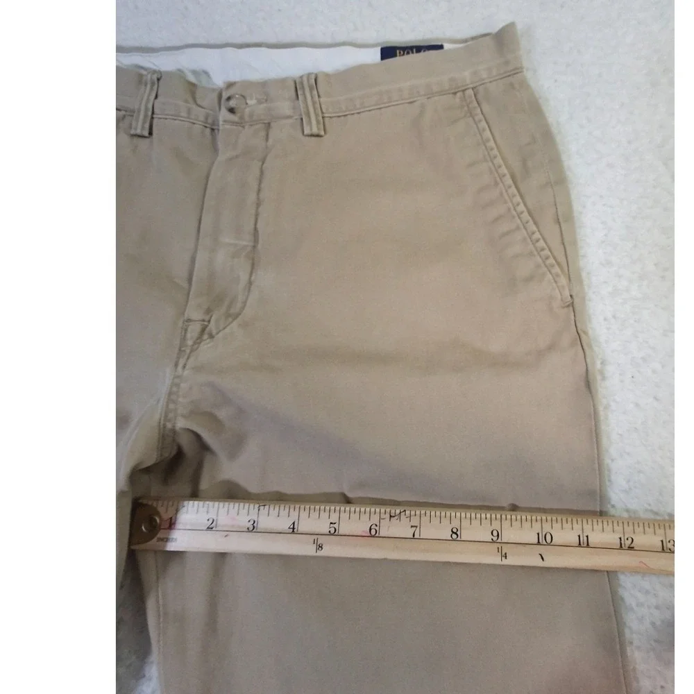 Polo Ralph Lauren Classic Fit Pants Men's 34x32 (Fits W34x30) Beige Straight
